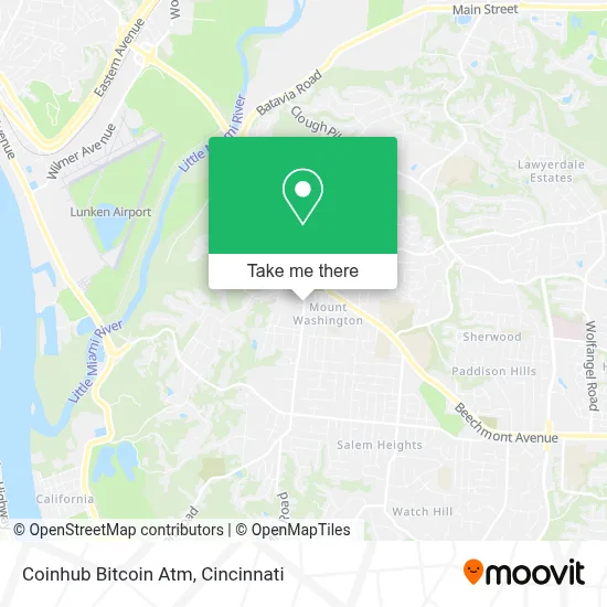 Coinhub Bitcoin Atm map