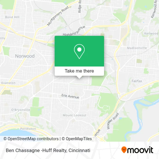 Ben Chassagne -Huff Realty map