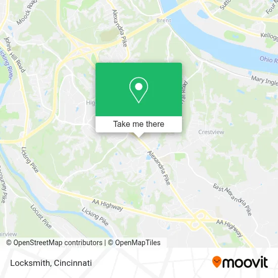 Locksmith map
