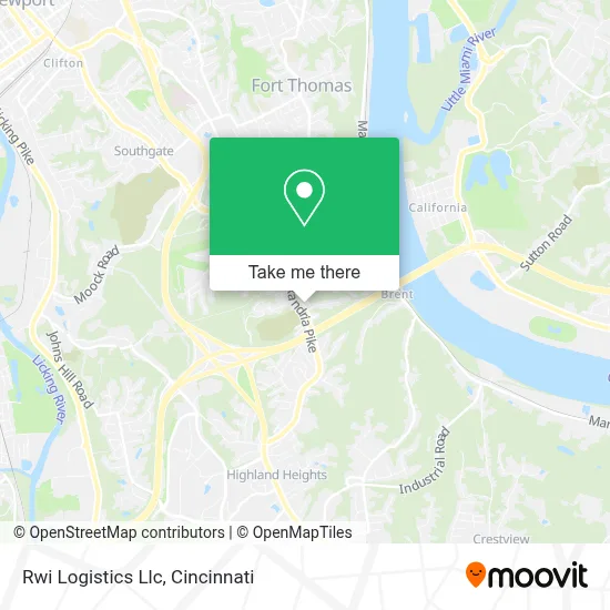 Rwi Logistics Llc map