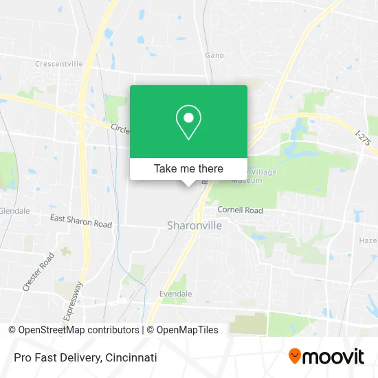 Pro Fast Delivery map