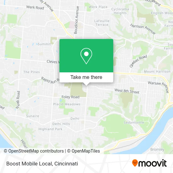 Boost Mobile Local map