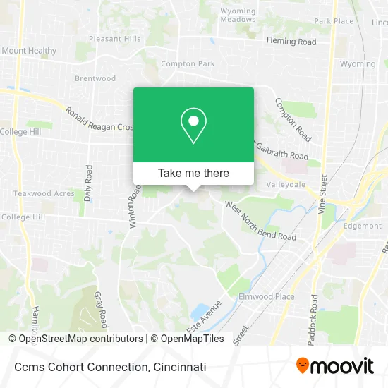 Ccms Cohort Connection map