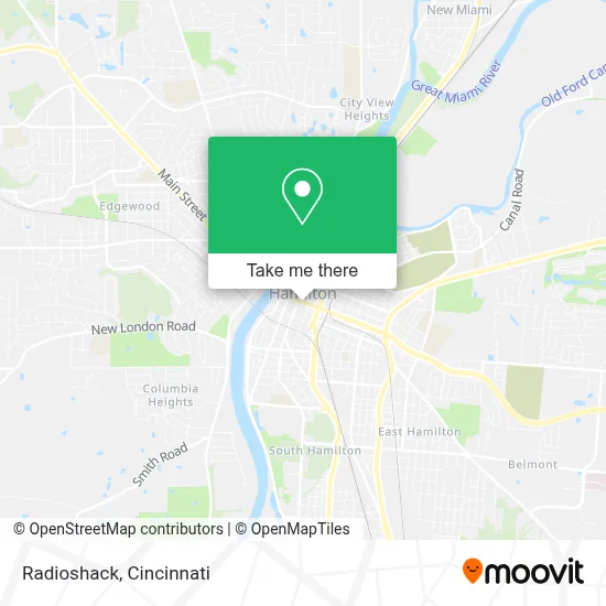 Radioshack map