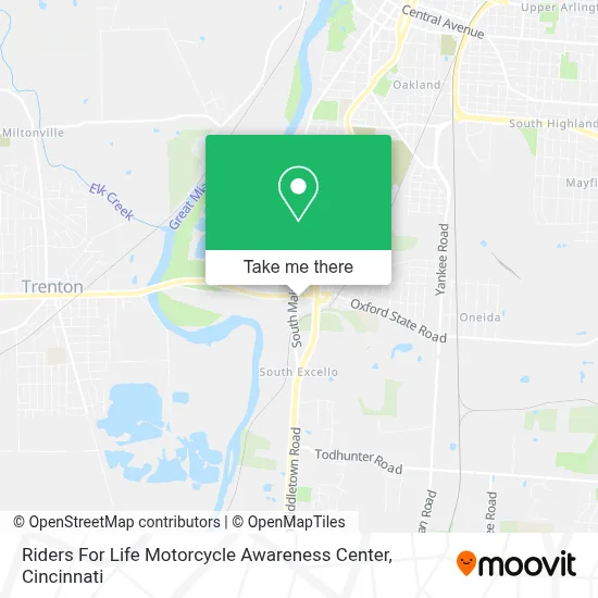 Riders For Life Motorcycle Awareness Center map