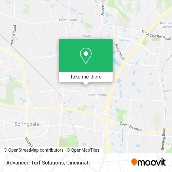 Advanced Turf Solutions map