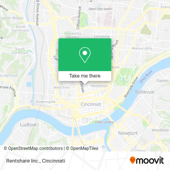 Rentshare Inc. map