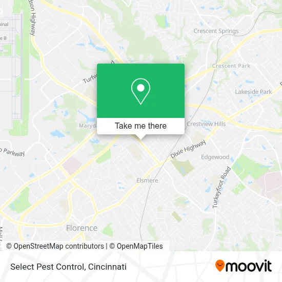 Select Pest Control map
