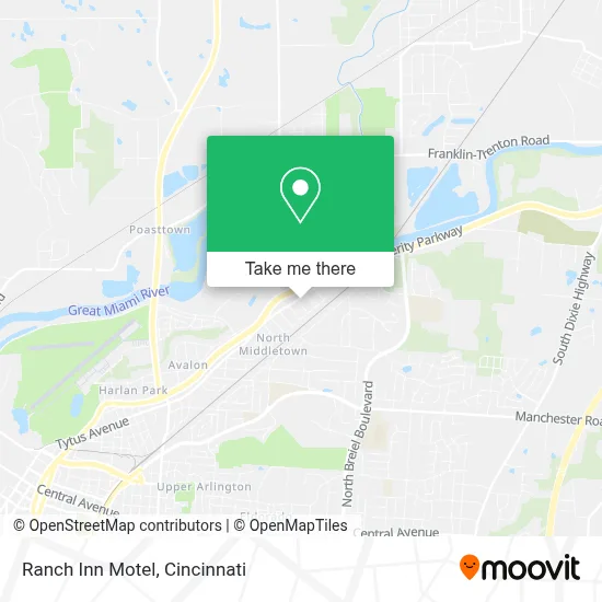 Ranch Inn Motel map