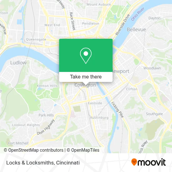 Locks & Locksmiths map