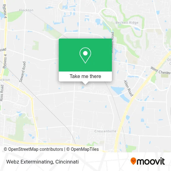 Webz Exterminating map
