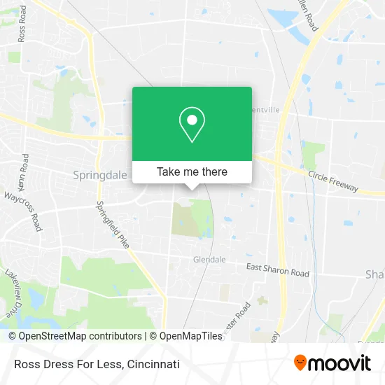 Ross Dress For Less map