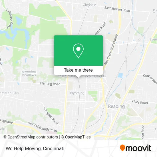 We Help Moving map