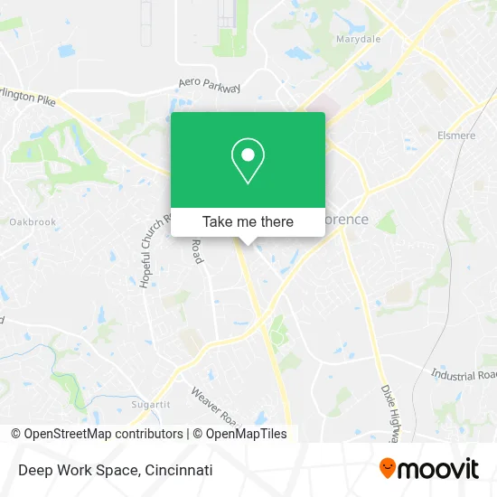 Deep Work Space map