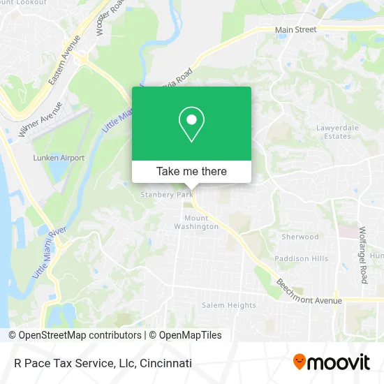R Pace Tax Service, Llc map