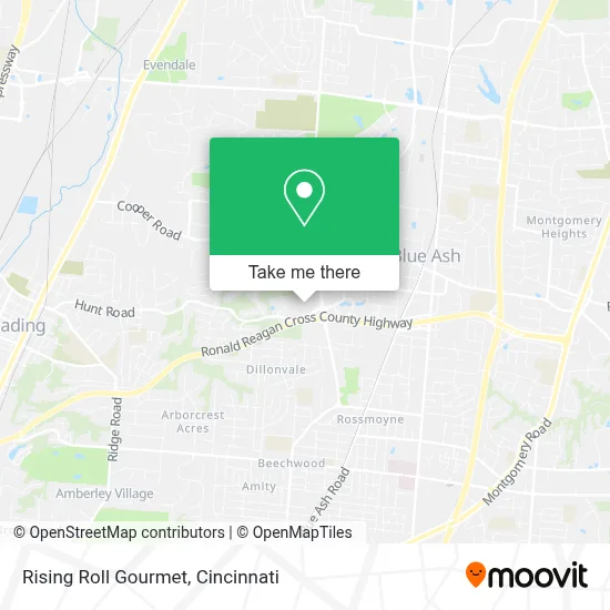 Rising Roll Gourmet map