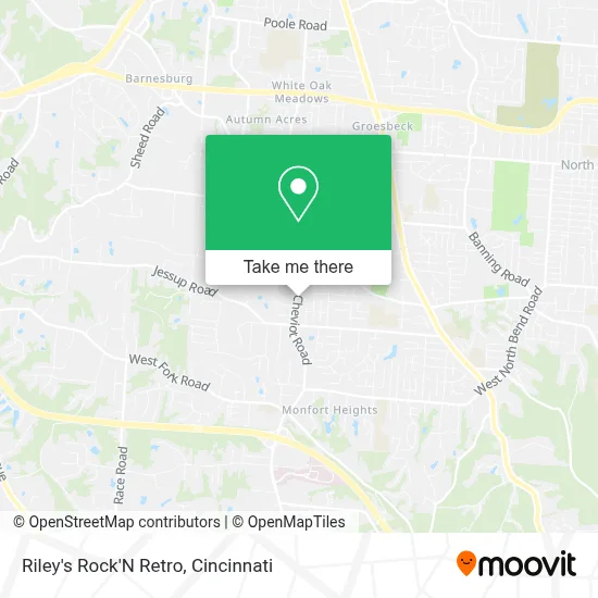 Riley's Rock'N Retro map