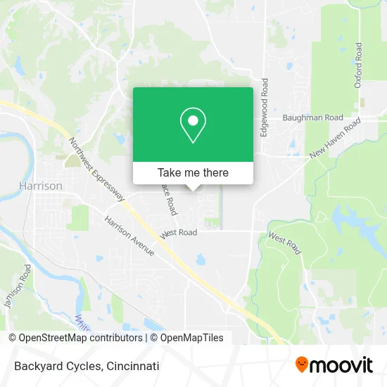 Backyard Cycles map