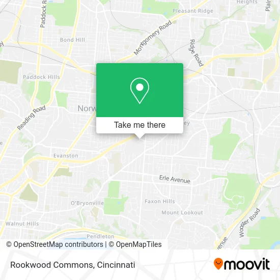 Rookwood Commons map