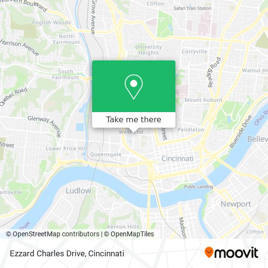 Mapa de Ezzard Charles Drive