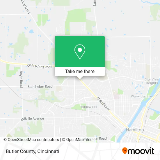 Butler County map