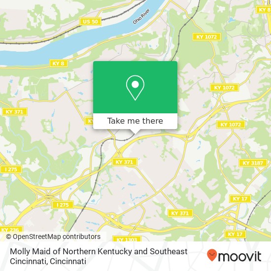 Mapa de Molly Maid of Northern Kentucky and Southeast Cincinnati