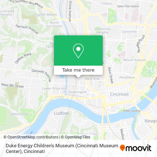 Duke Energy Children's Museum (Cincinnati Museum Center) map