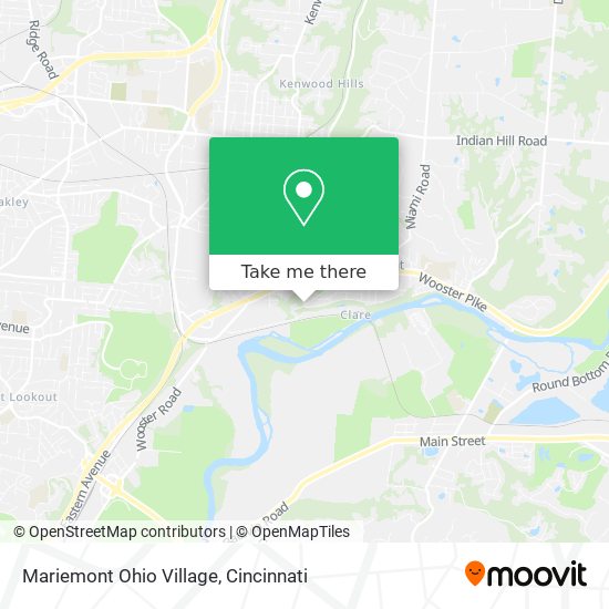 Mariemont Ohio Village map