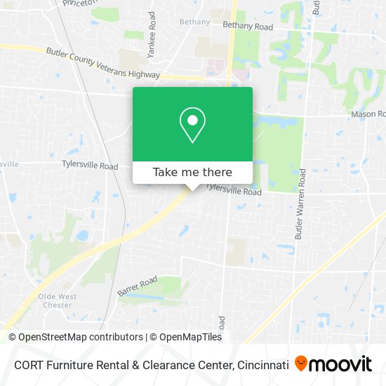 CORT Furniture Rental & Clearance Center map