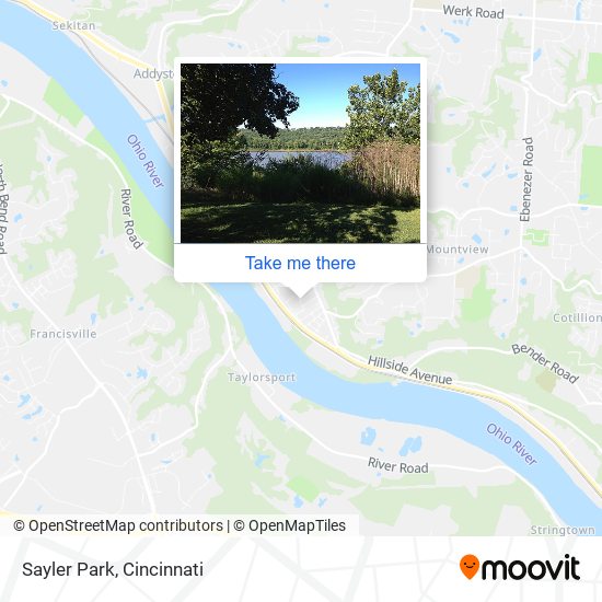 Sayler Park map