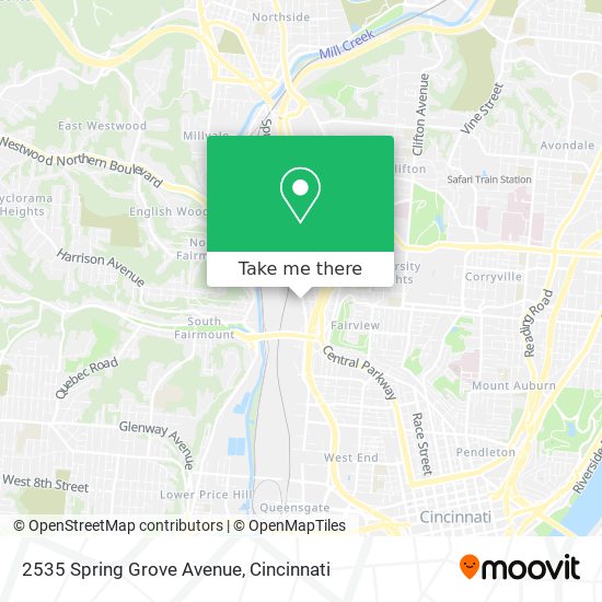 2535 Spring Grove Avenue map