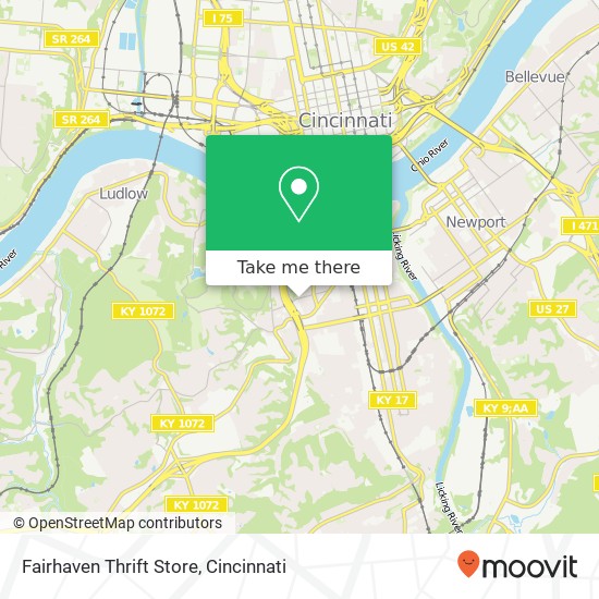 Mapa de Fairhaven Thrift Store