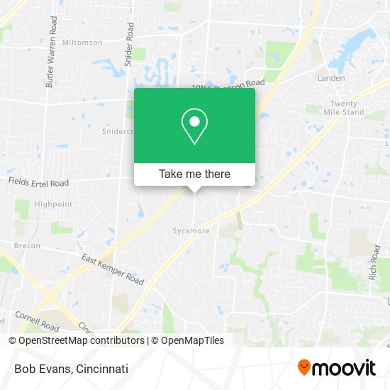 Bob Evans map