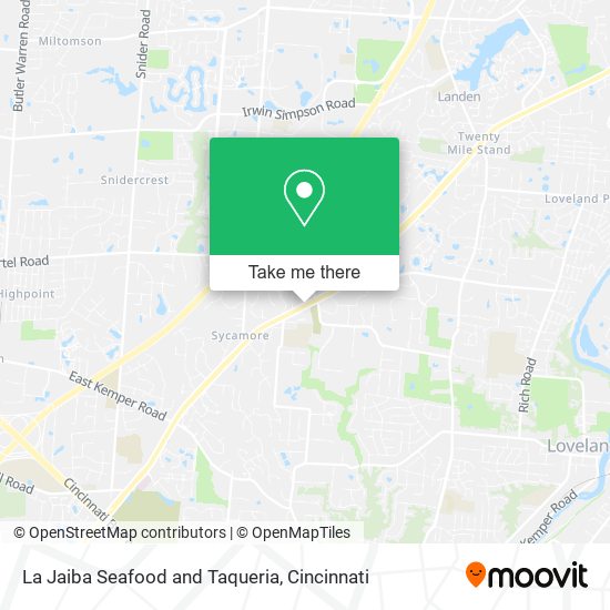 La Jaiba Seafood and Taqueria map