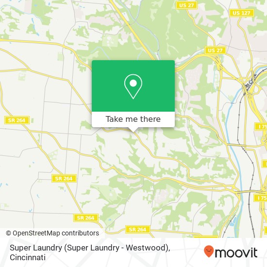 Super Laundry (Super Laundry - Westwood) map