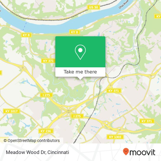 Mapa de Meadow Wood Dr