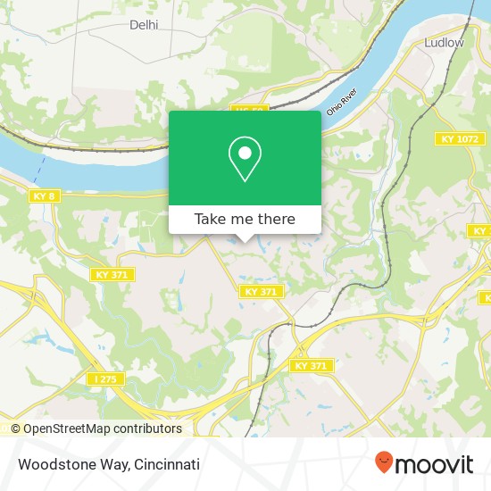 Woodstone Way map
