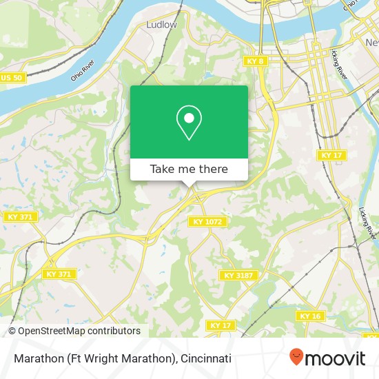 Mapa de Marathon (Ft Wright Marathon)