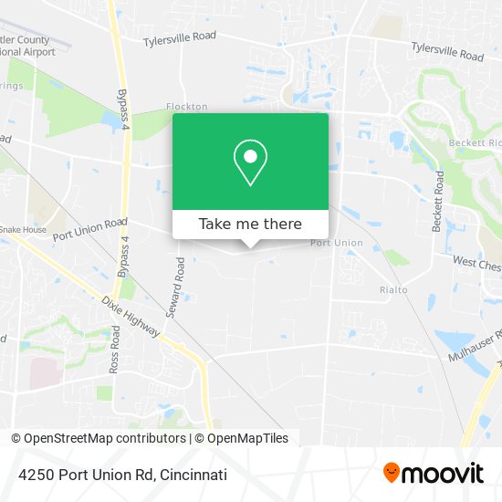Mapa de 4250 Port Union Rd