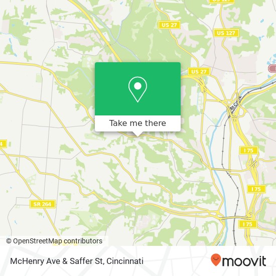 McHenry Ave & Saffer St map