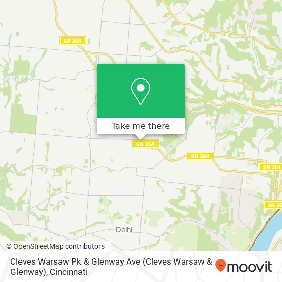 Mapa de Cleves Warsaw Pk & Glenway Ave (Cleves Warsaw & Glenway)