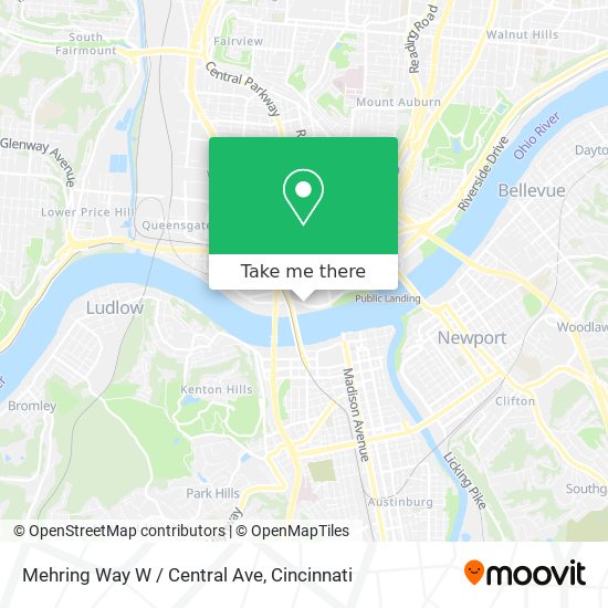 Mapa de Mehring Way W / Central Ave