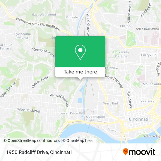 1950 Radcliff Drive map