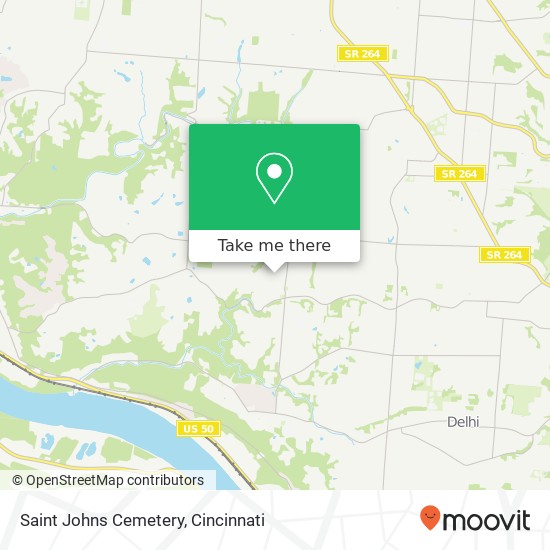 Mapa de Saint Johns Cemetery