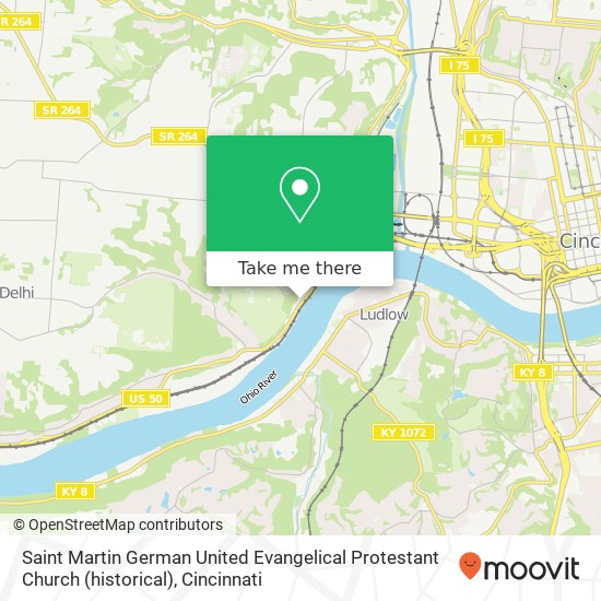 Mapa de Saint Martin German United Evangelical Protestant Church (historical)