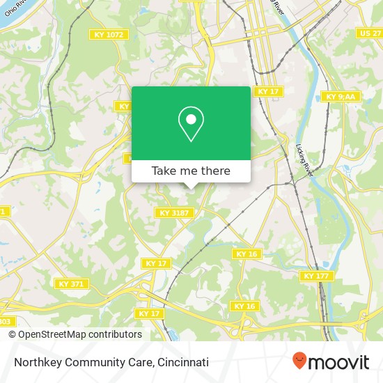 Northkey Community Care map