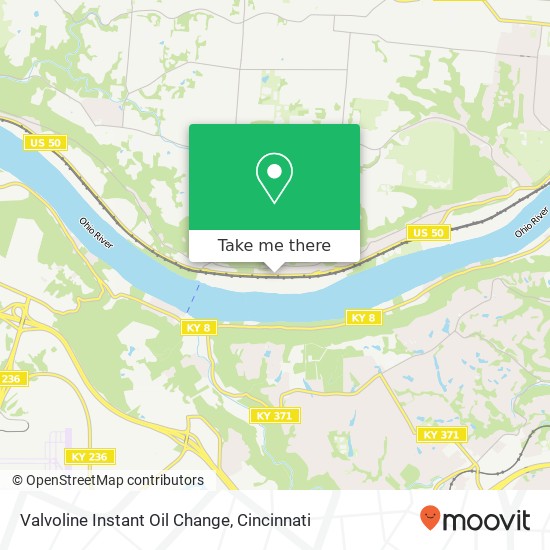 Valvoline Instant Oil Change map