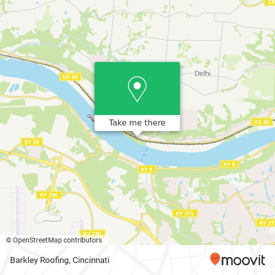 Barkley Roofing map