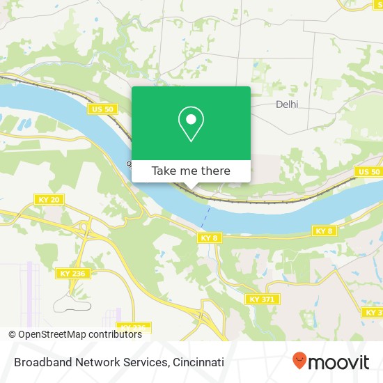 Broadband Network Services map