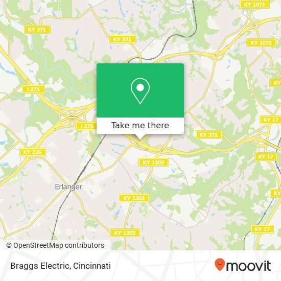 Mapa de Braggs Electric